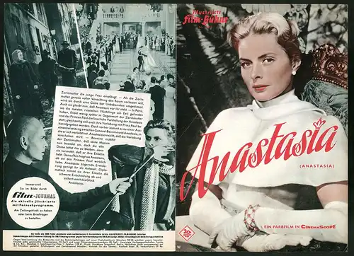 Filmprogramm IFB Nr. 3650, Anastasia, Ingrid Bergman, Yul Brynner, Regie: Anatole Litvak