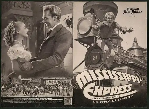 Filmprogramm IFB Nr. 941, Mississippi-Express, Forrest Tucker, Adele Mara, Adrian Booth, Regie: Joseph Kane