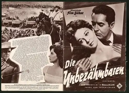 Filmprogramm IFB Nr. 2832, Die Unbezähmbaren, Tyrone Power, Susan Hayward, Regie: Henry King