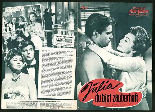 Filmprogramm IFB Nr. 6223, Julia du bist zauberhaft, Lilli Palmer, Charles Boyer, Regie: Alfred Weidenmann