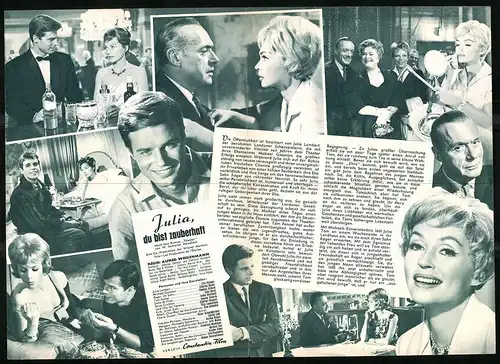 Filmprogramm IFB Nr. 6223, Julia du bist zauberhaft, Lilli Palmer, Charles Boyer, Regie: Alfred Weidenmann