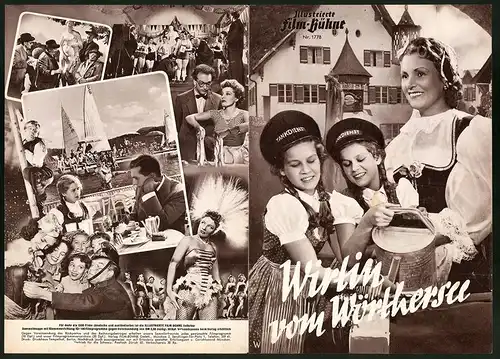 Filmprogramm IFB Nr. 1778, Wirtin vom Wörthersee, Maria Andergast, Jutta u. Isa Gütnher, Regie: Eduard von Borsody