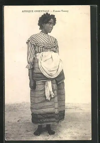 AK Afrique Orientale, Femme Tanosy, Schöne Tanosy-Frau