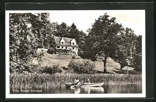 AK Simssee, Villa Huber und Boot