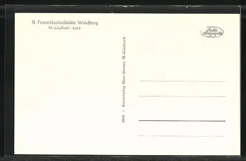 AK Mönchengladbach-Windberg, St. Franziskusheilstätte