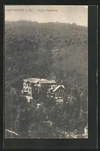 AK Gernrode a. H., Haus Hagenthal