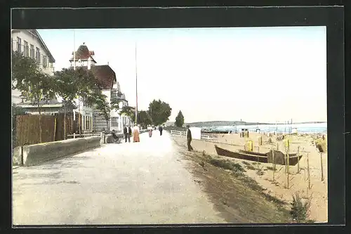 AK Niendorf a.O., Promenade am Seebad