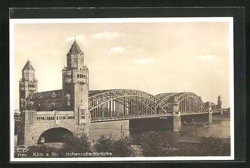 AK Köln, Hohenzollernbrücke