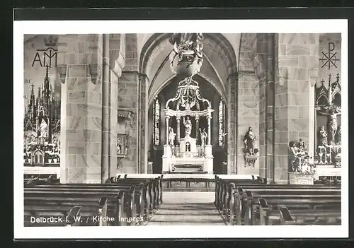 AK Delbrück i.W., Inneres der Kirche