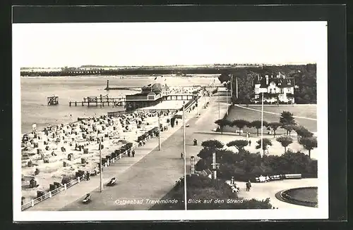 AK Travemünde, Blick auf den Strand