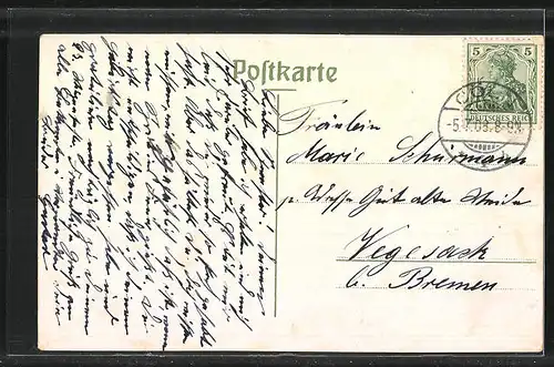 AK Köln, Totalansicht mit St. Martin
