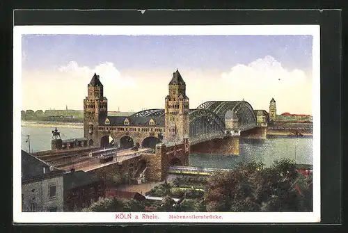 AK Köln, Hohenzollernbrücke