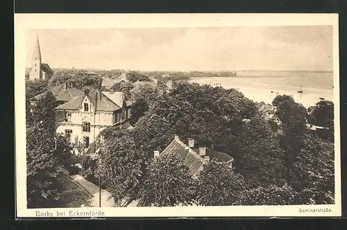AK Borby bei Eckernförde, Seminarstrasse
