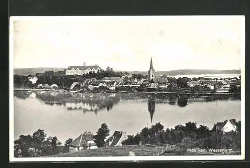 AK Plön, Teilansicht vom Wasserturm