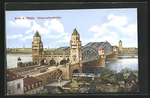 AK Köln, Hohenzollernbrücke