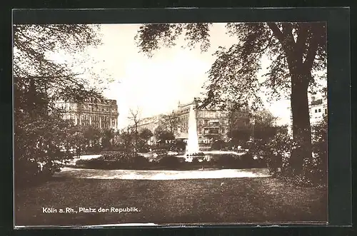 AK Köln-Neustadt, Platz der Republik