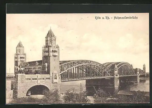 AK Köln, Hohenzollernbrücke