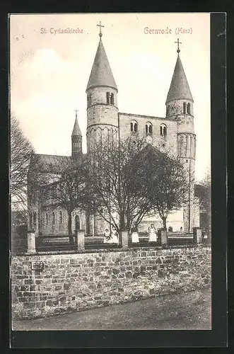 AK Gernrode /Harz, St. Cyriacikirche