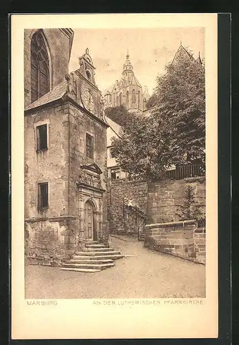 AK Marburg, An der Lutherischen Pfarrkirche