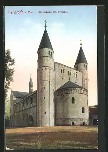 AK Gernrode /Harz, Stiftskirche St. Cyriaki