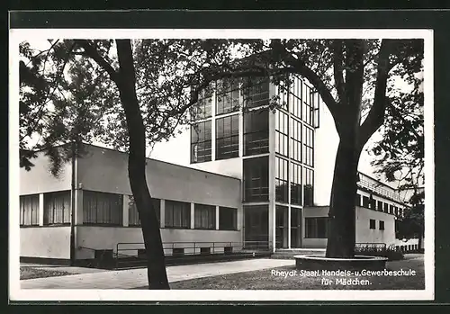 AK Rheydt, Staatl. Handels- u. Gewerbeschule für Mädchen, Bauhaus