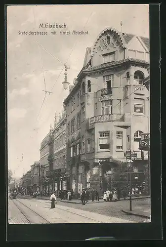 AK Mönchengladbach, Hotel Abteihof an der Krefelderstrasse