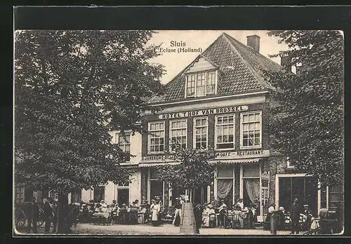 AK Sluis, L`Ecluse, Hotel Thof van Brüssel