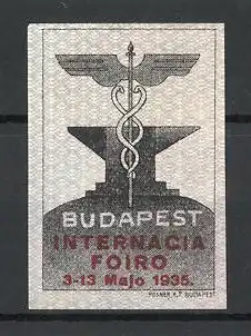 Reklamemarke Budapest, Internacia Foiro 1935, Hermesstab