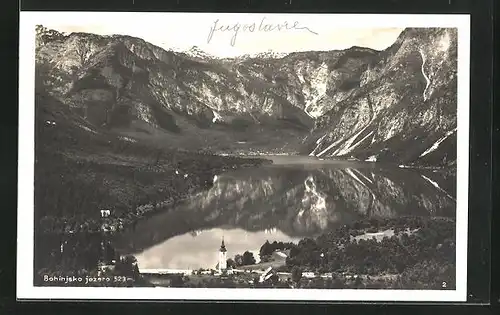 AK Bohinj, Bohinjsko jezero-See und Ort im Gebirge