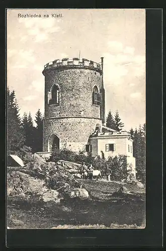 AK Krumau / Cesky Krumlov, Schöninger Turm