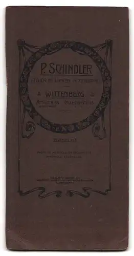 Fotografie Paul Schindler, Wittenberg, Mittelstr. 58, Portrait charmanter junger Mann im Anzug