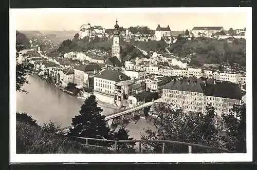 AK Burghausen / Salzach, Totalansicht