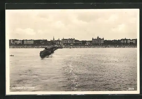 AK Zinnowitz, Promenade mit Seesteg