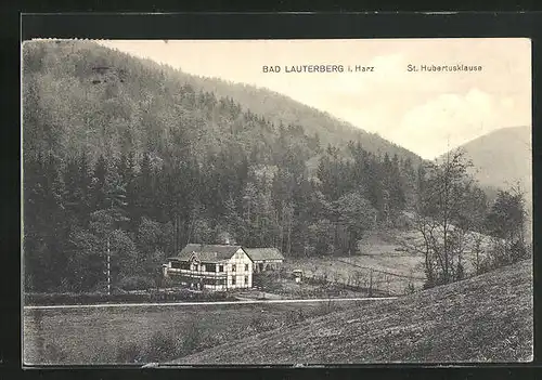 AK Bad Lauterberg / Harz, St. Hubertusklause