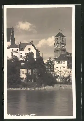 AK Wasserburg am Inn, Teilansicht