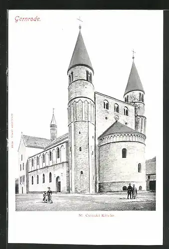 AK Gernrode, St. Cyriaki Kirche