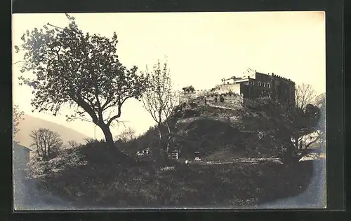 AK Meran, Panoramablick zur Fragsburg