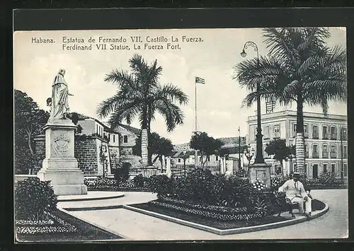 AK Habana, Ferdinand Vii Statue, La Fuerza Fort