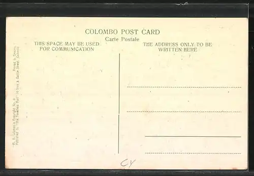 AK Colombo, Customs