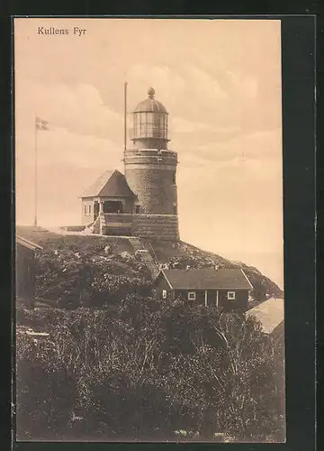 AK Kullens Fyr, Blick auf den Leuchtturm