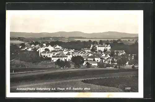 AK Dobersberg, Ortstotale mit dem Schloss