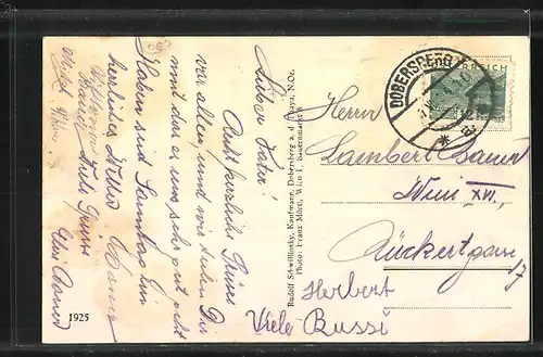 AK Dobersberg, Ortstotale mit dem Schloss