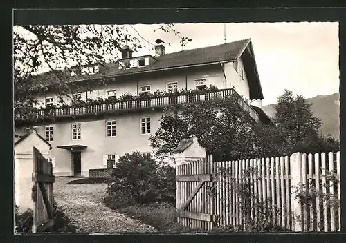 AK Grafenaschau, Gasthof Lindenhof, Erholungsheim der Inneren Mission