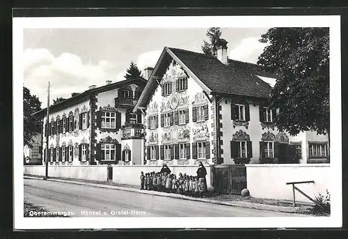 AK Oberammergau, Hänsel u. Gretel-Heim