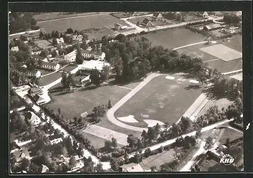 AK Grünwald, Sportschule  aus der Vogelschau