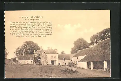AK Hougoumont, Ansicht der Farm