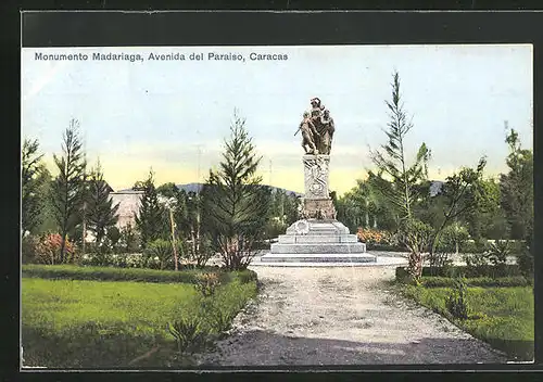 AK Caracas, Monumento Madariaga, Avenida del Paraiso