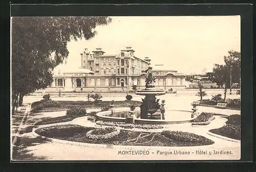 AK Montevideo, Parque Urbano, Hotel y Jardines