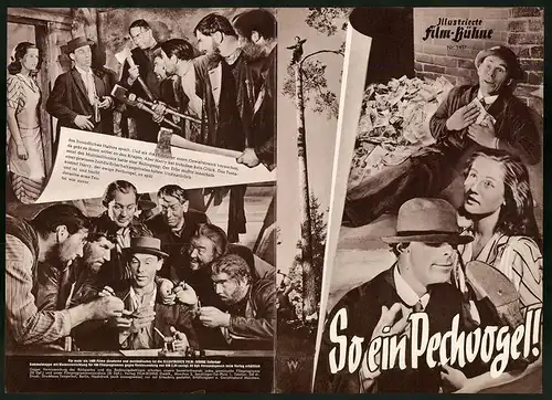 Filmprogramm IFB Nr. 1457, So ein Pechvogel!, Nils Poppe, Ingar Landgré, Regie: Nils Poppe