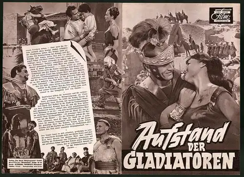 Filmprogramm DNF Nr. 4259, Aufstand der Gladiatoren, Ettore Manni, George Marchal, Regie: Vittorio Cottafavi